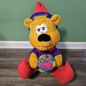 Vintage Retired Ace Novelty Co. Mushroom Bear Plush Toy